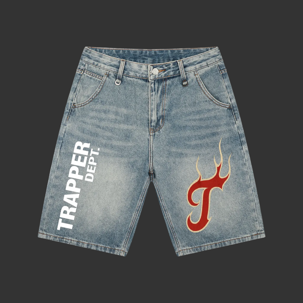 Trapper Dept Denim Shorts