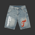 Trapper Dept Denim Shorts