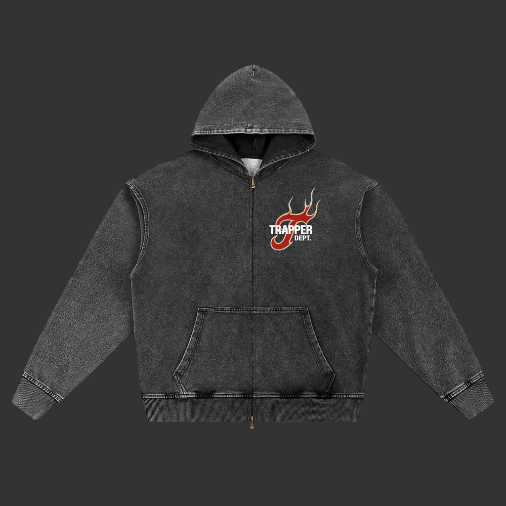 Trapper Dept Zip-Up Hoodie