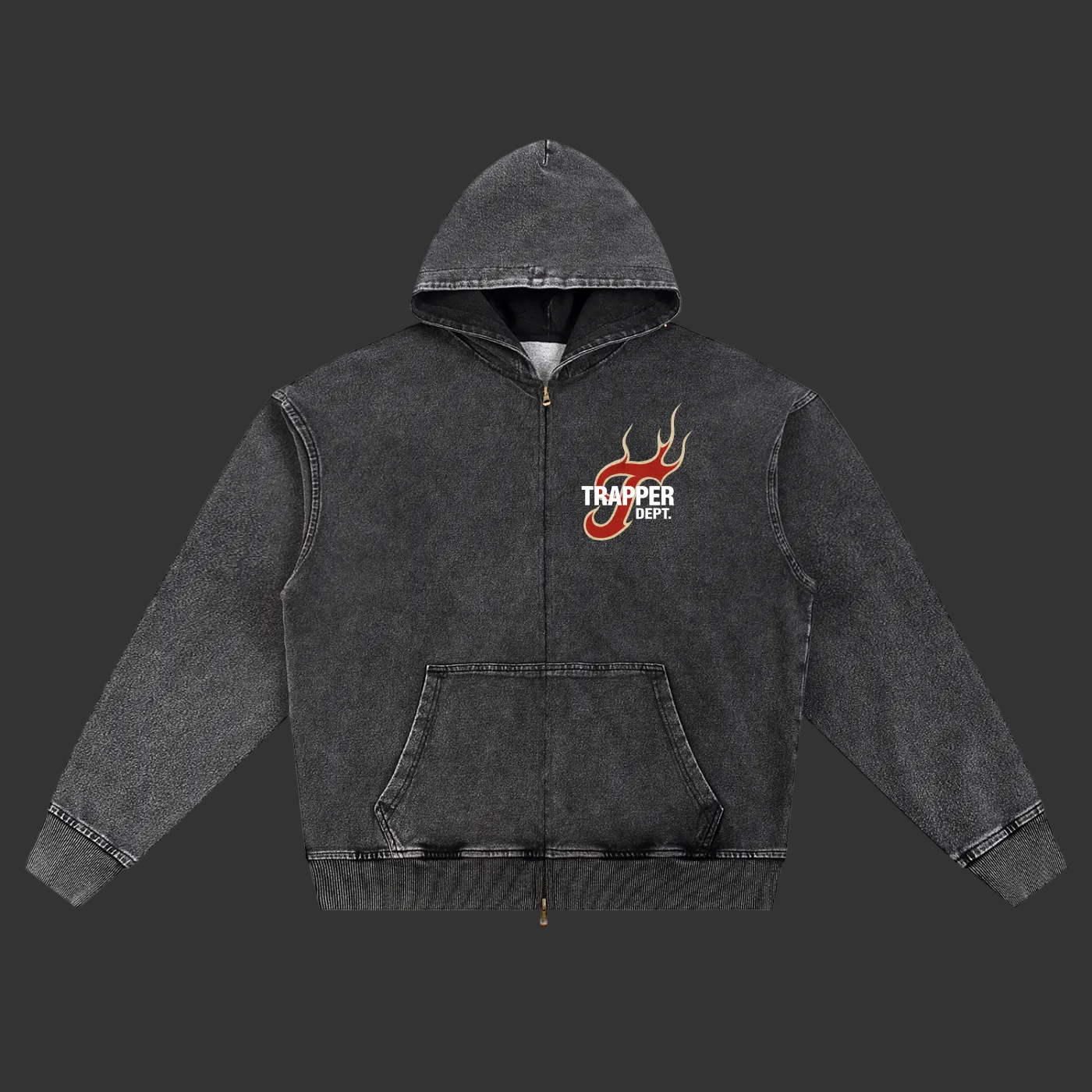 Trapper Dept Zip-Up Hoodie